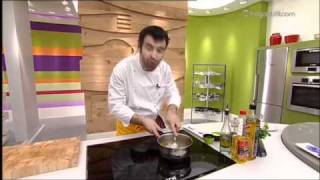 Cocina con Bruno Oteiza Ventresca de verdel con fideos encebollados [upl. by Arihsat]