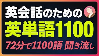 英会話のための英単語72分〜厳選の1100単語【246】 [upl. by Rehotsirhc150]