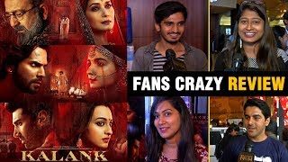 KALANK Trailer FANS REACTION  Alia Madhuri Varun Sanjay Aditya Roy [upl. by Platon]