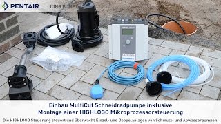 Einbau Pumpe und Montage HighLogo Mikroprozessorsteuerung [upl. by Latyrc]