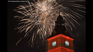 New Year Fireworks Brasov 2023 [upl. by Stratton]