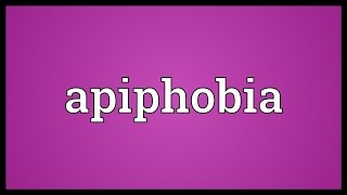 Apiphobia Meaning [upl. by Airakaz]