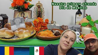 Celebrando Día de Muertos mezclando costumbres mexicanas con rumanas NUESTRO PRIMER ALTAR [upl. by Narud]