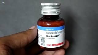 NeoMercazole 5 Tablet  Carbimazole 5mg Tablets Ip uses  Neo Mercazole 5mg Tablet uses side effect [upl. by Wey]