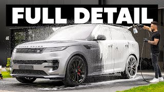 Detailing a Matte Range Rover Sport  Wash amp Coating [upl. by Euqitsym310]