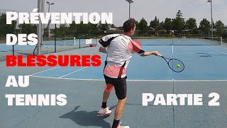 Conseils pour la prévention des blessures au tennis jouer au tennis sans se blesser  22 [upl. by Kcirdahc891]