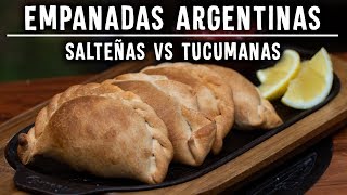 EMPANADAS ARGENTINAS  Salteñas VS Tucumanas  Receta de Locos X el Asado [upl. by Pejsach806]