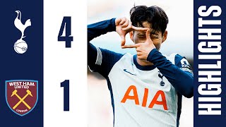 Son returns as Spurs HAMMER Irons  Tottenham Hotspur 41 West Ham  PREMIER LEAGUE HIGHLIGHTS [upl. by Enelra]