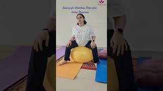 Exercise for stretching the Pelvic floor  Normal delivery🤰🤱🤩prenatal yoga pregnancy yoga [upl. by Ahras]