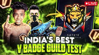 1 VS 1 V BADGE SATVIK GUILD TEST LIVE 😎👽 classyff nonstopgaming freefirelive rai ⭐ rggamer [upl. by Biddle]