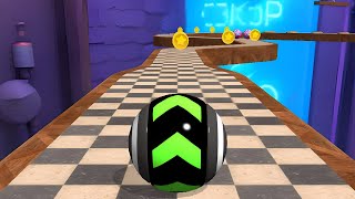 Sky Rolling Ball 3D Gameplay Speedrun Max All Levels 484 [upl. by Camey]