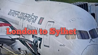 London to Sylhet biman 30 10 24 british bd vlogger [upl. by Nommad]