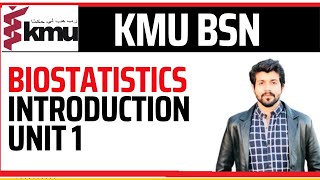 BIOSTATISTICS  Unit 1  BSN  KMU  6th SEM [upl. by Ryon656]