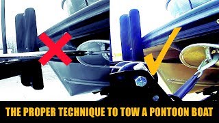 How to tow a pontoon boat  WPM [upl. by Eseer]