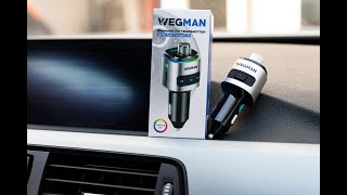 Wegman Bluetooth FM Transmitter  Autolader  Bluetooth Carkit [upl. by Cattan]