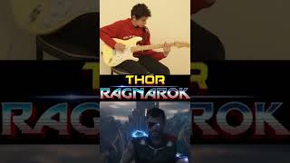 Thor Ragnarok  Immigrant song Guitar cover by Andrea Redolfi [upl. by Aihsenal]