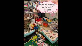 Kids stuff is a lot Lets declutter and organise toys declutterwithchildren homeorganiser [upl. by Egor4]