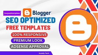 How to install free theme in blogger  Premium blogger template free download  template 2024 [upl. by Aicirtap]