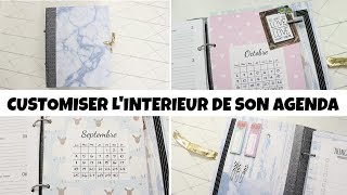 DIY customiser l’intérieur de son agenda partie 2 [upl. by Ennaeerb914]