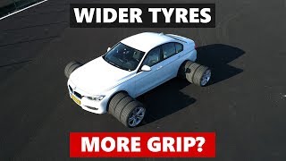 Do wider tyres give you more grip The differences between tyre widths tested and explained [upl. by Anovad]