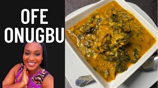 How to make bitter leaf soup with cocoyam flour Anambra bitterleaf soup How to make onugbu soup [upl. by Hallsy559]