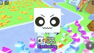 Redeeming huge ghost merch code in pet sim 99 [upl. by Durware]