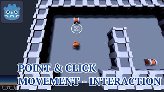 Making Point amp Click Movement  Interaction In Godot 4 [upl. by Randolph]