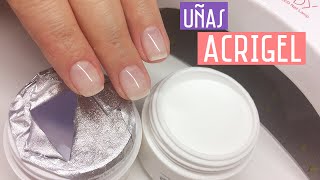 Uñas de Acrigel  Probando la técnica [upl. by Azaleah808]