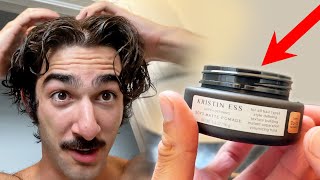 REVIEW Kristin Ess Soft Matte Pomade [upl. by Jaimie]