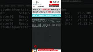 OpenShift Training amp Certification  RedHat  Hyderabad  India openshift hyderabad redhat ex280 [upl. by Lamraj838]