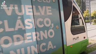 video de la serie 500 del tranvia de vitoria N°506 con destino ibaiondo video de mi tiktok [upl. by Zebedee197]