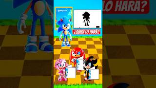 ¿Quien Hará La Tarea Mejor puzzle sonic [upl. by Ricketts]