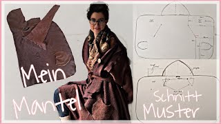 Winterjacke Schnittmuster  Mantel nähen Anleitung  DIY [upl. by Ydnelg]