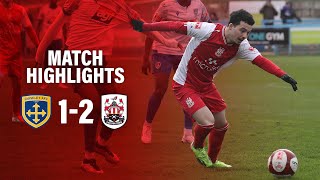 MATCH HIGHLIGHTS  Guiseley AFC 12 Ilkeston Town [upl. by Akcebar137]