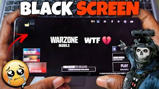 WARZONE MOBILE NEW SEASON 1 UPDATE BLACK SCREEN ISSUE [upl. by Rifkin125]