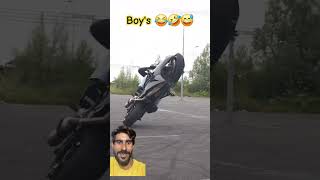 Bike girls vs boys 😱 gta recing bikestunt rider stunt fivem ytshorts shorts [upl. by Ardnekahs186]