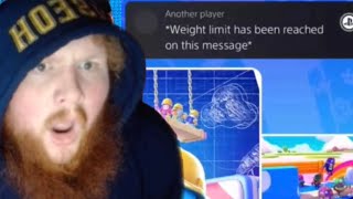 Caseoh gets violated by PlayStation messages for 11 minutes straight [upl. by Sivie50]