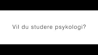 Hvorfor studere psykologi [upl. by Silenay]