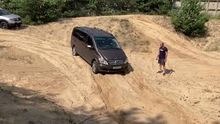 Viano Vito 4x4 Offroad Mercedes Test 4matic [upl. by Natanoy]