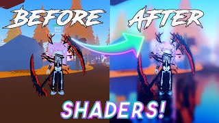 Make Roblox Glossy In 2 Minutes EASY Shaders InstallationSettings [upl. by Patrica225]