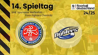 UHC Sparkasse Weißenfels vs Floor Fighters Chemnitz  14 Spieltag  1 FloorballBL Herren 2425 [upl. by Chipman]