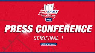 2024 BIG EAST Womens Basketball Tournament Press Conference Semifinal 1 [upl. by Memberg]