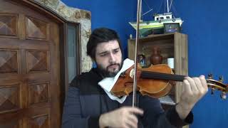 Ferdinand Kuchler  Violin Concertino  Op 11  1 Mov [upl. by Rabassa]