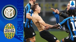 Inter 21 Hellas Verona  Stunning Late Barella Goal Seals Comeback Win  Serie A [upl. by Betz]