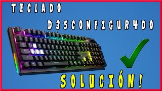 Como Solucionar Teclado Desconfigurado en Windows 1087 [upl. by Lac170]