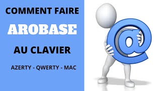 Comment faire un arobase  sur ordinateur  Taper la touche arobase sur un clavier qwerty  azerty [upl. by Lleoj604]