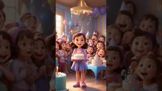 Happy Birthday Song For Kids Fun Animated Cartoon [upl. by Solraced]