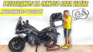 PREPARAMOS LA MOTO PARA VIAJAR  Os enseño TODOS MIS ACCESORIOS para el viaje ELECTRÓNICA Y EQUIPAJE [upl. by Godderd34]