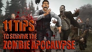 11 TIPS for Surviving the Zombie Apocalypse  Zombie Survival Guide [upl. by Ilsel]