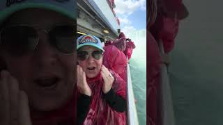 Boat Ride Heading Under Niagara Falls [upl. by Rhyner]